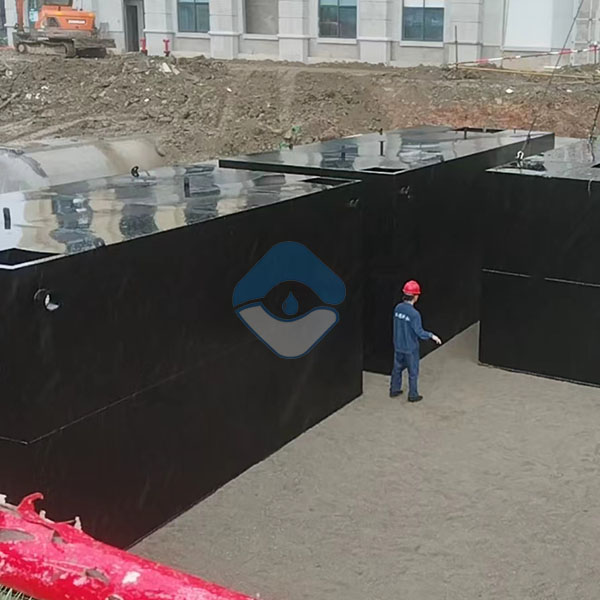 青白江疾控中心地埋式污水处理设备安装